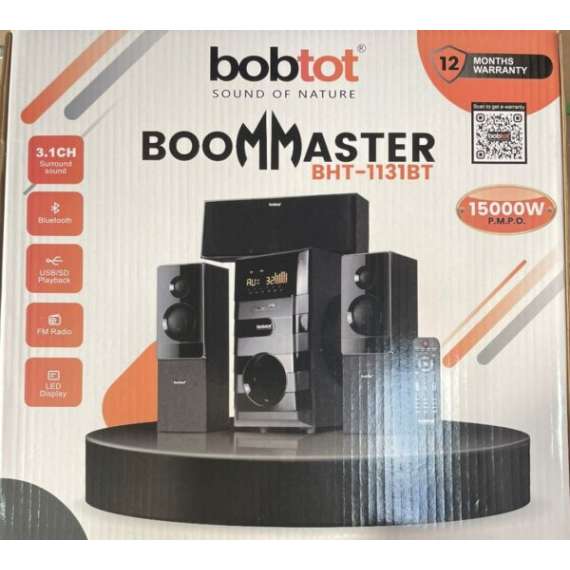 Buy Bobtot BoomMaster BHT-1131BT 3.1CH Bluetooth Home Theater System in [storefront]