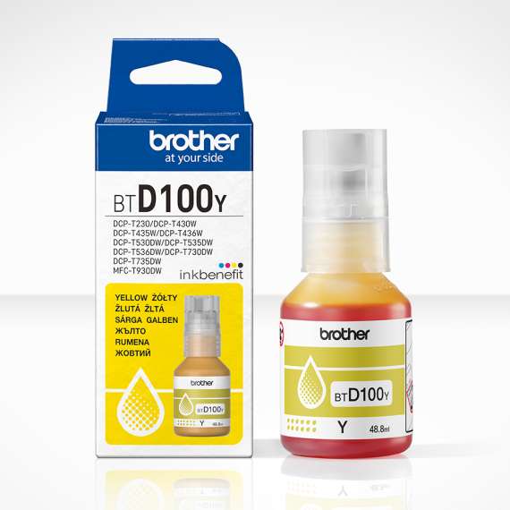 Buy Brother BTD100Y Yellow Brother Ink Cartridge in [storefront]