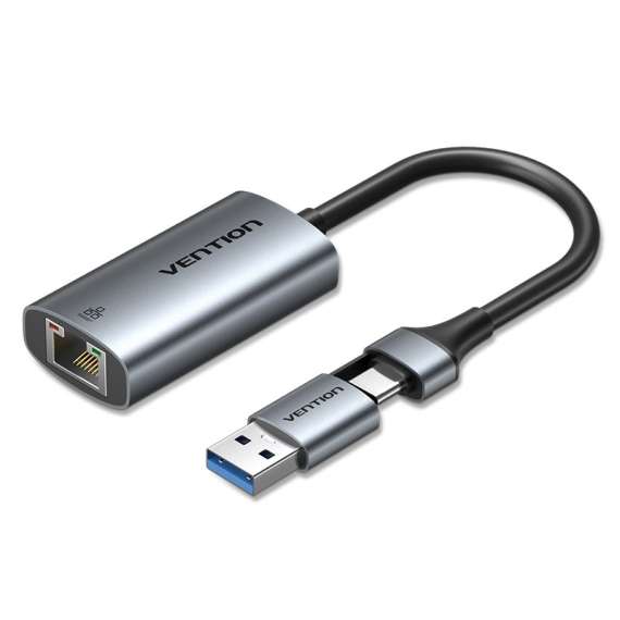 Buy Vention USB-C/USB-A to Gigabit Ethernet Adapter in [storefront]