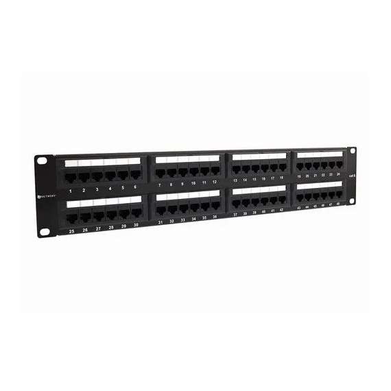 Buy APKR 48 Port Cat 6 Loaded Patch Panel in [storefront]