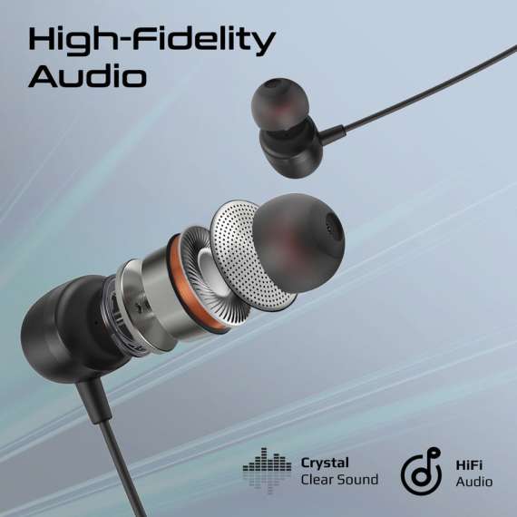 Buy Promate High Fidelity ENC ln-Ear Wired Stereo USB C Earphones in [storefront]