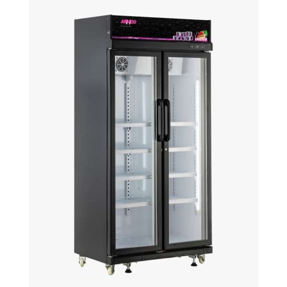 Buy Armco ASC-700 580L No Frost Double Glass Door Showcase Cooler  Refrigerator in [storefront]