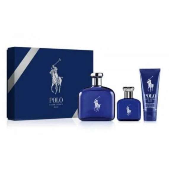 Buy Ralph Lauren Polo Edt Three Piece Men Perfume Gift Set in [storefront]