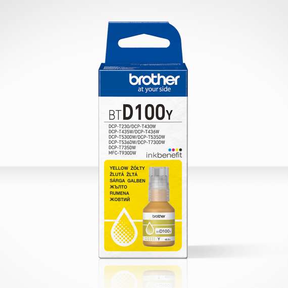 Buy Brother BTD100Y Yellow Brother Ink Cartridge in [storefront]