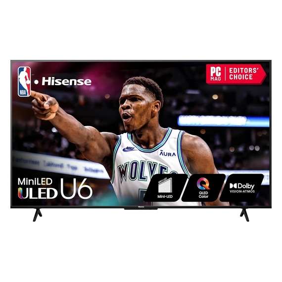 Buy Hisense 75 Inch 75U6N PRO MINILED ULED 4K SMART TV in [storefront]
