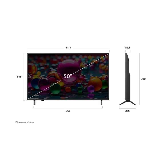 Buy LG 50 Inch 50UA80006LC LED UHD 4K Smart TV in [storefront]