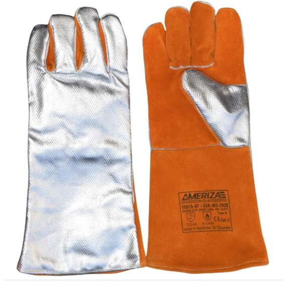 Buy Aluminized Leather Gloves in [storefront]