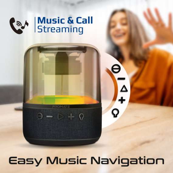 Buy Promate 10Watt HD LumiSound 360 Surround Sound Speaker in [storefront]