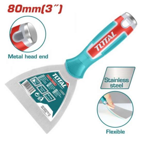 Buy Total THT83806 Size 80mm(3”) stainless steel Putty trowel in [storefront]