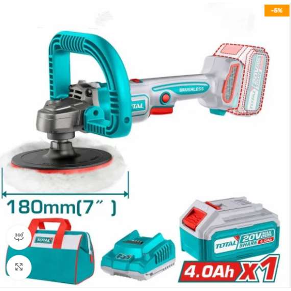 Buy Total TAPLI2018 20v M14 Cordless polisher in [storefront]