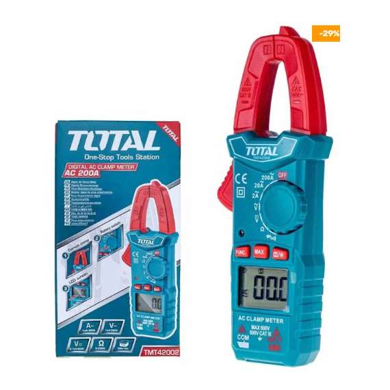 Buy Total TMT42002 2000 Counts Digital AC clamp meter in [storefront]