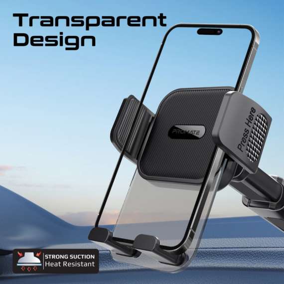 Buy Promate Transparent Smartphone Cradle Car Mount Kit in [storefront]