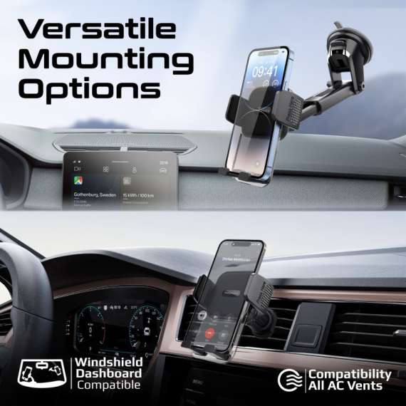 Buy Promate Transparent Smartphone Cradle Car Mount Kit in [storefront]