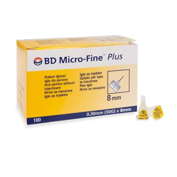 Buy BD Microfine Plus 30G 8mm 100Pack Insulin Pen Needles in [storefront]