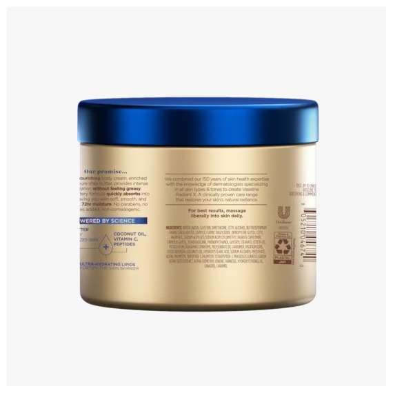 Buy Vaseline Radiant X Deep Nourishment Body Cream in [storefront]