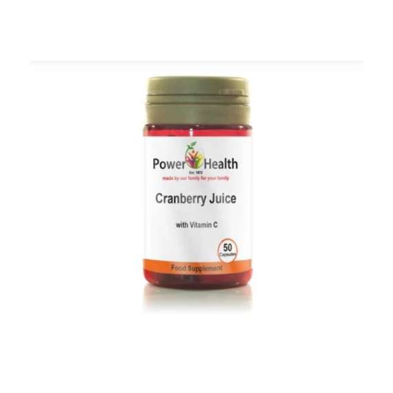 Buy PowerHealth Cranberry Juice and Vitamin C 50 Capsules in [storefront]