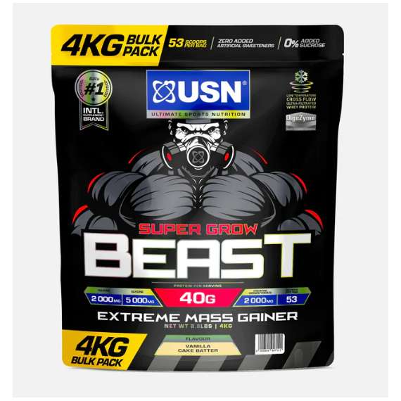 Buy USN 4kg Super Grow Beast Powder in [storefront]