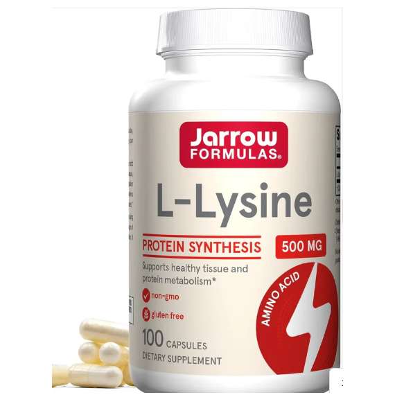 Buy Jarrow L-Lysine 500mg 100Capsules Supplement in [storefront]