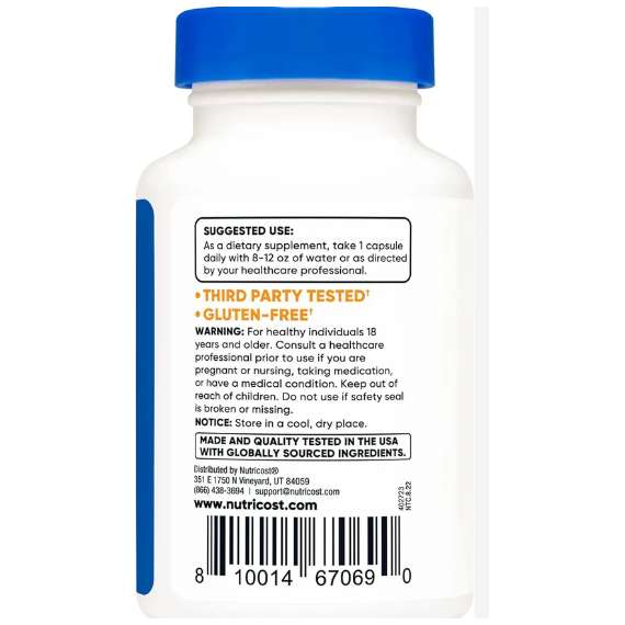 Buy Nutricost Tudca 250mg (Tauroursodeoxycholic Acid) Capsules in [storefront]