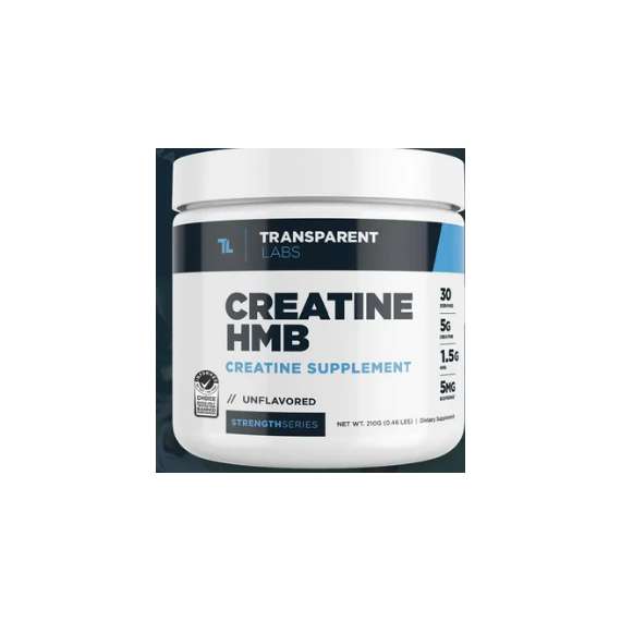 Buy Transparent Labs Creatine HMB 210g Powder in [storefront]