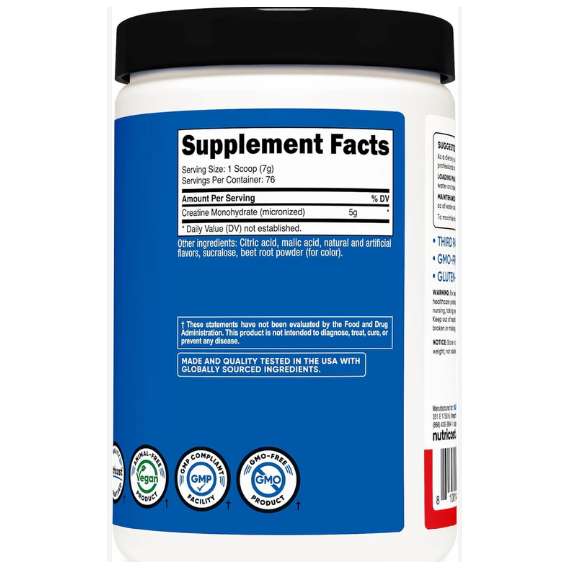 Buy Nutricost 500g Creatine Monohydrate Powder Supplement in [storefront]