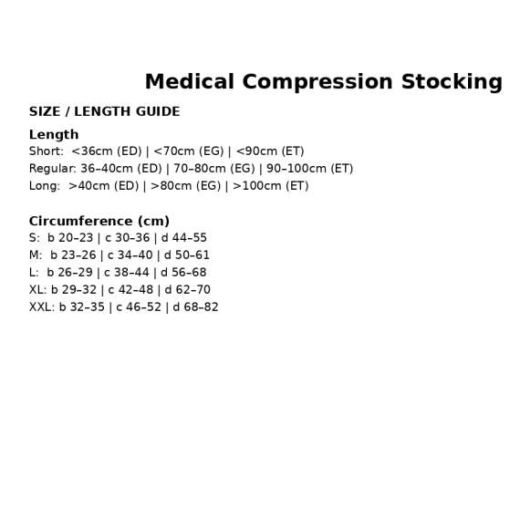 Buy Orthoaid 20-30mmHg Medical Compression Stocking in [storefront]