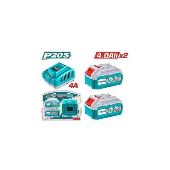 Buy Total TFBCPK1424 P20S  4.0Ah Lithium-Ion battery and charger kit in [storefront]