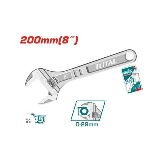 Buy Total THT101083 200mm 8″ Adjustable wrench in [storefront]