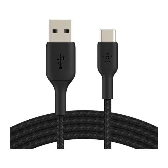 Buy Belkin BoostCharge Braided USB-C to USB-A 1M Cable in [storefront]