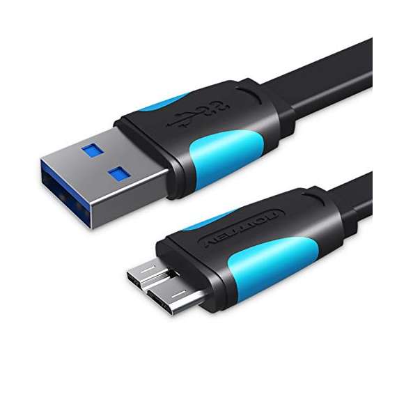 Buy Vention USB3.0 A Male to Micro B Male 1m  Hard Disk Cable with USB2.0 Male in [storefront]