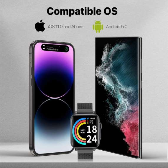Buy Promate PROWATCH-B18 IP68 Fitness Tracker Smartwatch in [storefront]