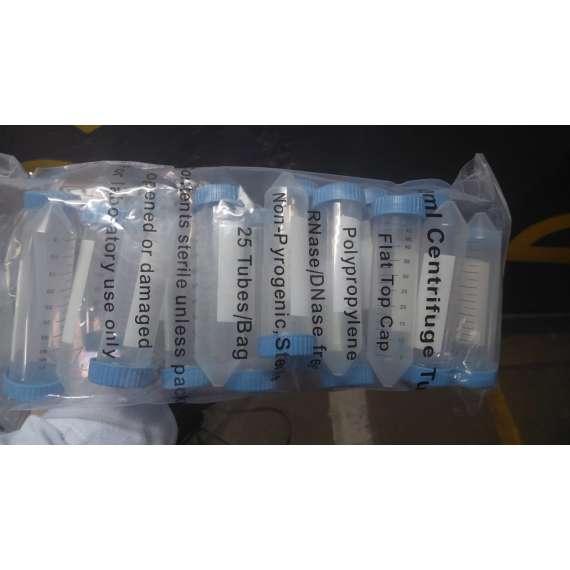 Buy Generic 50ml 25Pack Conical Centrifuge Tubes in [storefront]