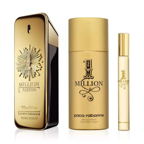 Buy Paco Rabanne One Million Parfum Three Piece Men Perfume Gift Set in [storefront]