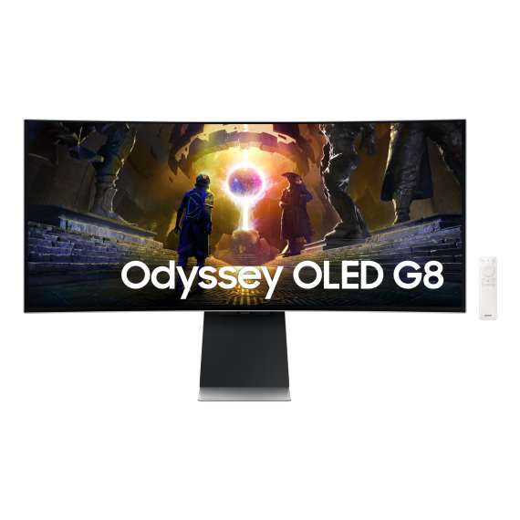 Buy Samsung G85SD 34 Inch UWQHD OLED Curved Smart Gaming Monitor in [storefront]