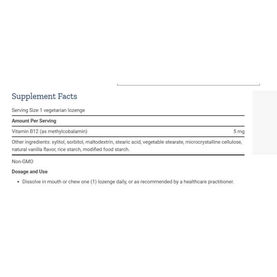 Buy Life Extension Vitamin B12 5mg Methylcobolamin 60 Lozenges in [storefront]