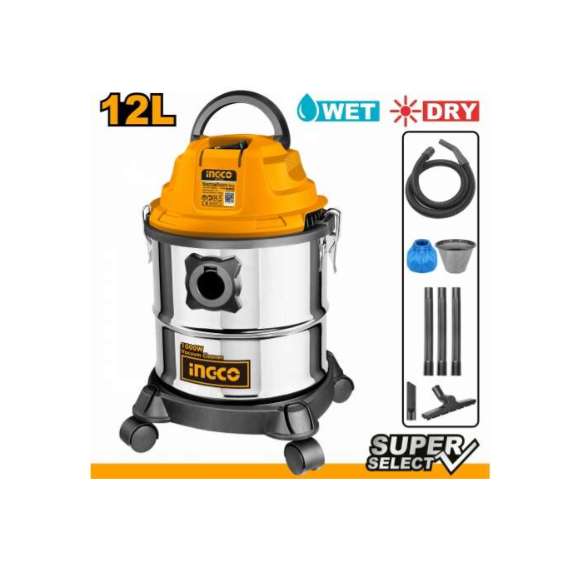 Buy Ingco VC12202 12L Vacuum Cleaner in [storefront]