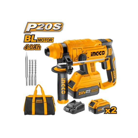 Buy Ingco CRHLI22012 LI-ION 20V Rotary Hammer in [storefront]