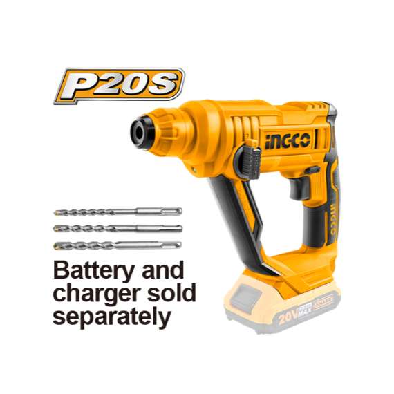 Buy Ingco CRHLI1601 20V LI-ION Cordless Rotary Hammer in [storefront]