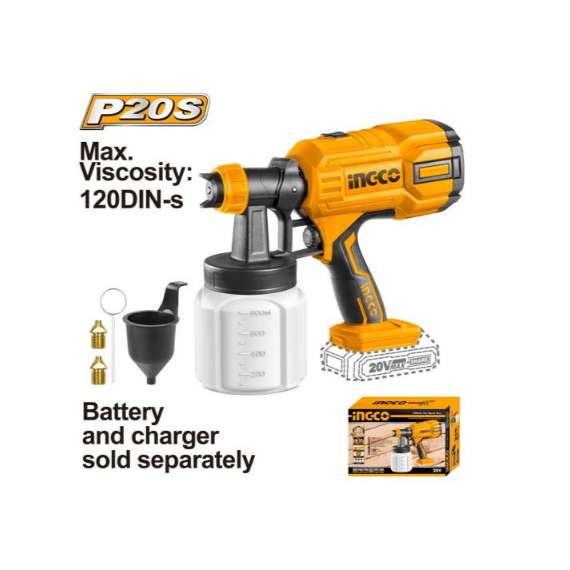 Buy Ingco CSGLI2003 LI-ION 20V Cordless  Spray Gun in [storefront]