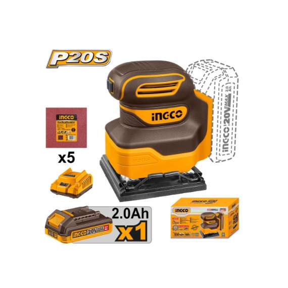 Buy Ingco CSHSLI20141 Cordless Sheet Sander in [storefront]