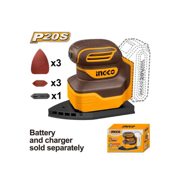 Buy Ingco CPSLI2014 Cordless Palm Sander in [storefront]