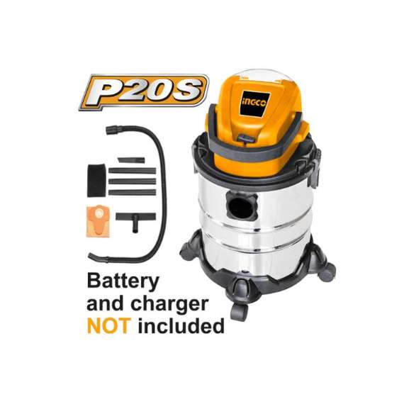 Buy Ingco CVLI2005 20V LI-ION Cordless Vacuum Cleaner in [storefront]
