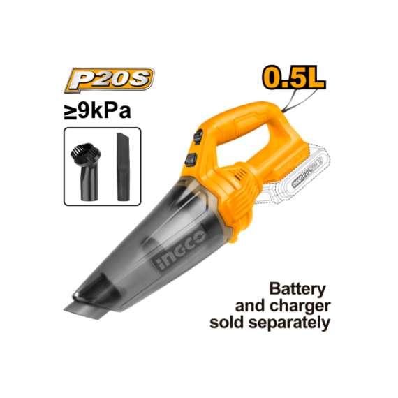 Buy Ingco CVLI201261TM 20V LI-ION Cordless Vacuum Cleaner in [storefront]