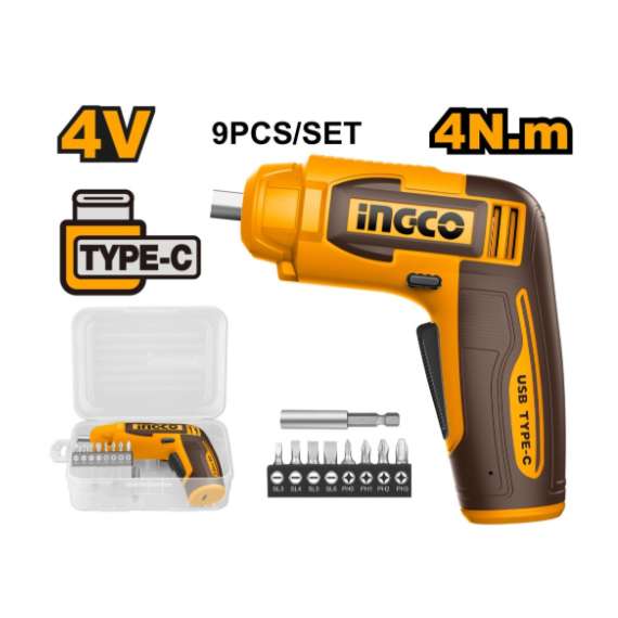 Buy Ingco CSDLI0458 Li-ION Cordless Screw Driver in [storefront]