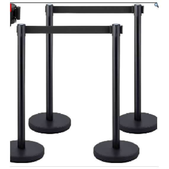 Buy Sunpower BPSSQUEUE Black Base And Pole With 2M Silver Strap in [storefront]