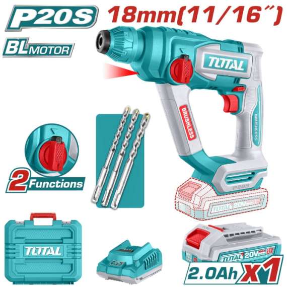 Buy Total TRHLI201881 20V  Cordless rotary hammer in [storefront]