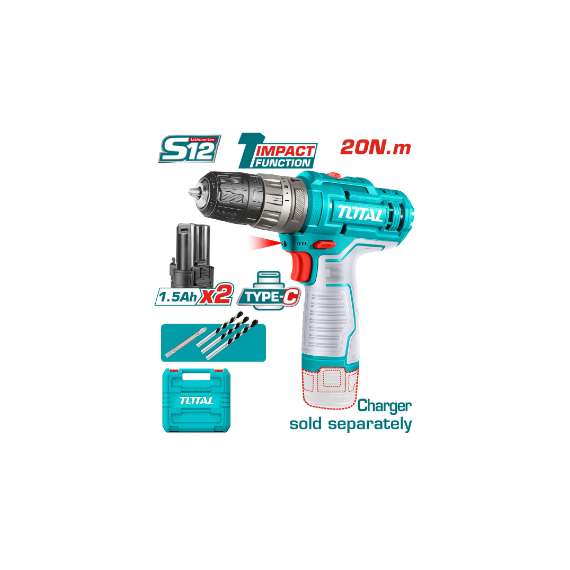 Buy Total TIDLI12202 12V  Cordless impact drill in [storefront]