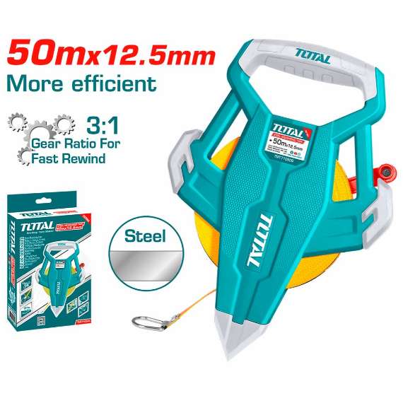 Buy Total  TMT710506 50mx12.5mm Steel measuring tape in [storefront]
