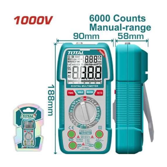Buy Total TMT5310002 6000 counts Digital multimeter in [storefront]