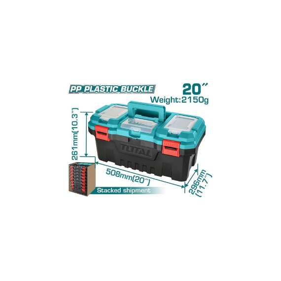 Buy Total TPBX0201 20″ Plastic tool box in [storefront]